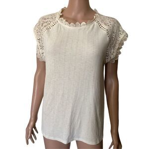 Sweet Wanderer Boho Peasant Top L